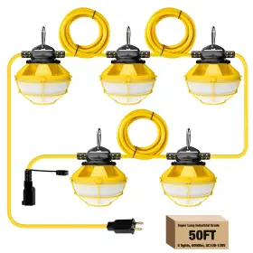H5-4s-50w-cage G Gjia 50ft Construction String Lights With Protective Cage Ip65 Waterproof Led Str