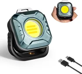 Gabujau 705353203848 Rechargeable Work Light Mini 500 Lumens 1200 Mah Magnetic Led Portable Lamp 2