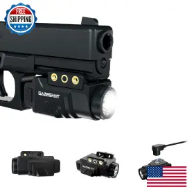 B0c4gdqdb2 Gazeshot 800 Lumen Mini Pistol Weapon Light Tactical Flashlight Magnetic Recharg