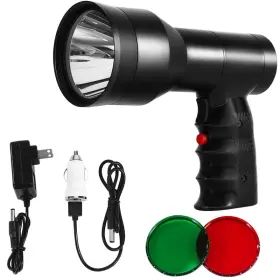 B07hhvt98p Gearoz Hunting Spotlight Flashlight 46000lux Rechargeable Spot Light Ipx5