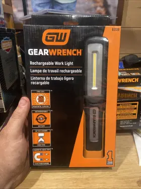 Gearwrench 099575831386 83138 500 Lumen Rechargeable Work Light With Charging Stand