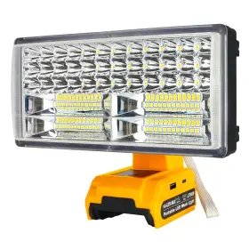 Yx-40w-102-dew Gerttilyon 4200lm Cordless Led Work Light For Dewalt 20v Max Li-ion Battery 40w Jobsite