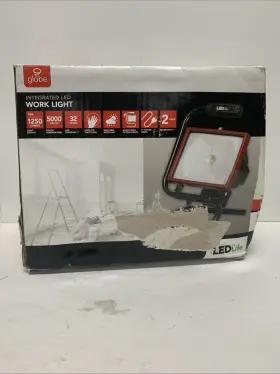 6617901 Globe Electric Work Light 1250 Lumens Led For Life Distress Box #799