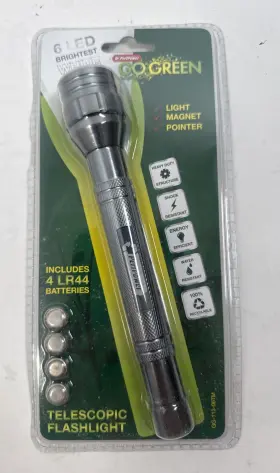 Gg-113-06tm Go Green 815333016129 Telescopic Led Flashlight