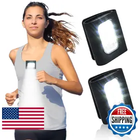 B0894dks43 Goando 2-pack Led Safety Light Usb Rechargeable Magnetic Clip 4 Modes Water