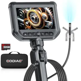 Ld36-2 Godiag Two-way Articulating Borescope Camera With Light Industrial Endoscope