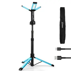 Gl34001-01 Gogonova Rechargeable Work Light With Stand Cordless Triple