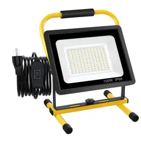 800w Gopretty 717630408051 100w Led Work Light 12000lm Super Bright Portable Shop Lights With Stand Eq