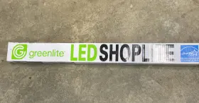 Greenlight 635279480255 Greenlite 43 Inch L White Plug-in Led Shop Light 2000 Lm