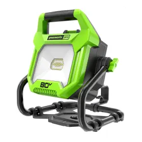 Wlb502 Greenworks 80v 2500 Lumen Work Light Power Source Battery Ac Cable