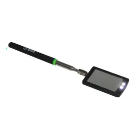 55117 Grip Telescopic Led Inspection Mirror - 1.5 Inches X 2.5 Silver