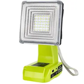 Yx-15w-103 Grvodfrta 25w 2000lm Cordless Led Work Light Compatible With Ryobi One 18v Battery Port