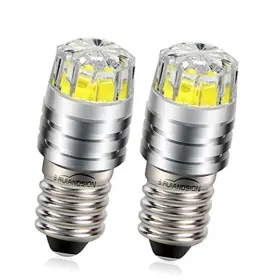 Fhe10-cob-2w-hua-w-3v Guangzhou Ruixin Lighting Technology Co. Ltd. 2 2pcs E10 Base Led Upgrade Bulb 3v Cob 2w Replacement For Flashlights Torch