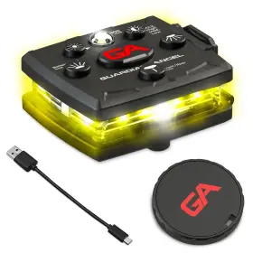 B08pl1mvhs Guardian Angel Micro Series Safety Lights Rechargeable Led Beacon - Yellow Fron