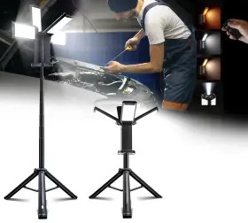 Remote4 Hainova 612715774499 Upgraded Portable Work Light With Head Camping Stand8000lm