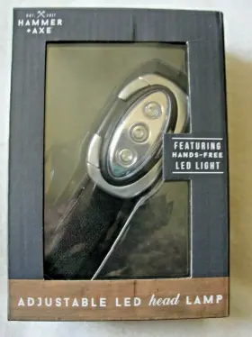 Hammer Axe 843479163858 Adjustable Led Head Lamp - New In Box