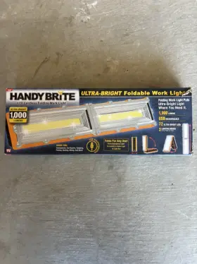 Handy Brite Hbfwl-pd36 Ultra-bright Led Foldable Work Light 1000 Lumens Usb Rechargable