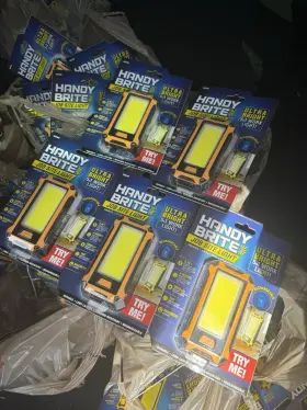 Hbjs-pd36 Handy Brite Lot Of 45 Job Site Work Lights 5 In 1 New