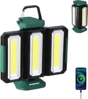 Hang Zhou Great Star Industrial Co. Ltd 820909619321 Workpro Rechargeable Usb-c Led Work Light Foldable Magnetic With Hanging