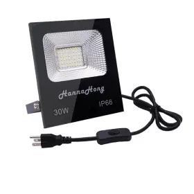 Gyi-545-45 Hannahong 30w Led Flood Light Plug In 3300 Lumen Super Bright Security/work/p