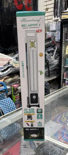 Hel-6899t-1 Haoerliang 51 Led Solar Emergency Light With Phone Charging