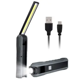 Haofy 724942950741 Led Work Light Rechargeable Cob Inspection With 4 Modes Super Brigh