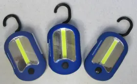 Harbor Freight 792363639910 3 Blue White Light Led Portable Double Magnetic Back Hook