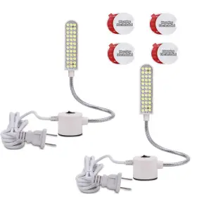 Harmiey 708111377973 Sewing Machine Light 36leds Gooseneck Work With Magnetic Mounting Bas