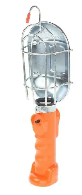 Hdx 970670970047 Metal Cage Trouble Light With 25ft Extension Cord And Hanger