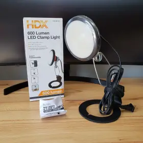 1004 Hdx 997004661066 4-in-1 600 Lumen Led Clamp Light With Magnetic Base 5ft Cord