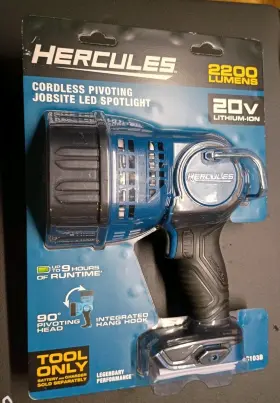 Hc103b Hercules Spotlight Led 20v 2200 Lumen Tool Only