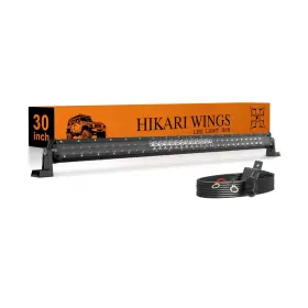 H-ct6-30 Hikari Wings 2026 New 30 Inch Led Light Bar 70 000lm Off Road 70w Spot Floo