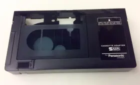 Vw-gte-7e Hitech Sona Vhs-c To Vhs Motorized Cassette Adapter - Tape Converter For Playback On Stan