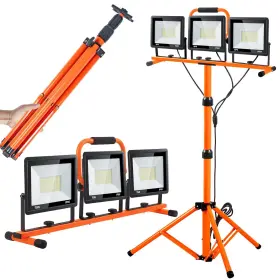 Hohometic 727376179610 21000 Lumen Work Lights With Stand 3 Adjustable Head Led Light Ad