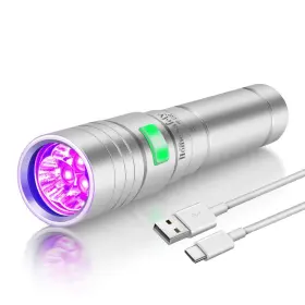 2102s Home Safety 395nm 2102 Uv Flashlight 395 Nm Light Blacklight 10w Powerful Wood