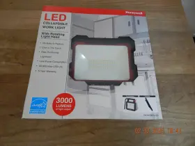 Wk302001l120 Honeywell 3000 Lumen Collapsible Work Light Head Daylight 5000k New