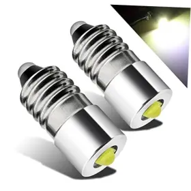 Hulix P13.5s-e10 Ac/dc 6-30v Upgrade Led Flashlight Bulb 3w 6v 9v 12v 18v 19.2v 24v E10