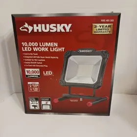 1005495383 Husky 10 000 Lumen Led Work Light Cool To The Touch 1005 495 383 New In Box