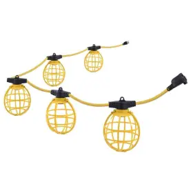 10625-05 Husky 50 Ft. 5-socket String Caged Work Lights