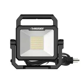 Husky 445019658676 6000 Lumen Led Portable Corded Work Light