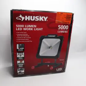 K40188y Husky Portable Led Work Light 5000 Lumens