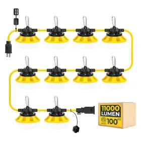 Csles01 Hyanglux 100ft Construction String Lights 100w 11000lm Etl Certified Bright Industria