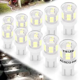 Hylt106 Hylroe 12v T5 T10 Wedge Base Led Bulbs 2 Watt Replace 11w 18w Incandecent 300l