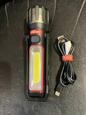 Hyper Tough 914129862480 500-lumen Rechargeable Multi-function Work Light Magnetic Rotatable