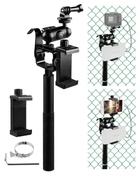 Zqscph20250429 Hzsifu Selfie Stick Fence Cell Phone Holder With Hook Compatible Phones G