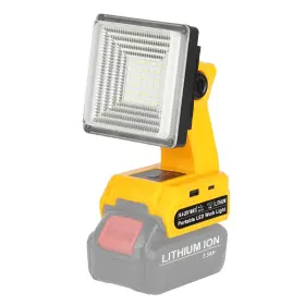 Ibdw02 I-bateria Light For De Walt 20v Battery 1500lm Pivoting Floodlight Heavy Duty