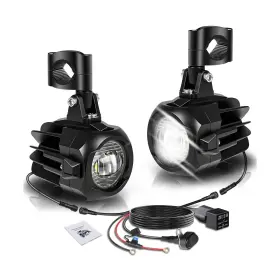Sbwd9k Idcarauto Motorcycle Auxiliary Lights Led Fog Driving Light Spotlights 3 Inch 60