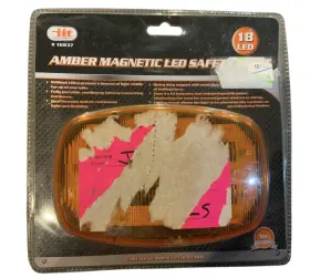 Iit 039593169375 Led Amber Magnetic Safety Light 18 #16937 Illinois Industrial Tool New