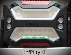 1938032-1pc Infinity X1 3000l Dual Power Solar Worklight - 1 Piece Led Usb Rechargble New