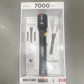 1866405 Infinity Xt 7000 Lumens Rechargeable Led Flashlight Adjustable Focus Dual Power